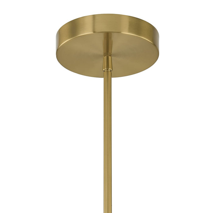 Savoy House Butler 6 Lt Chandelier, Clear/Opal, Warm Brass