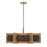Savoy House Espacio 6 Lt Chandelier, Warm Brass - 1-1466-6-322