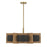 Savoy House Espacio 6 Lt Chandelier, Warm Brass