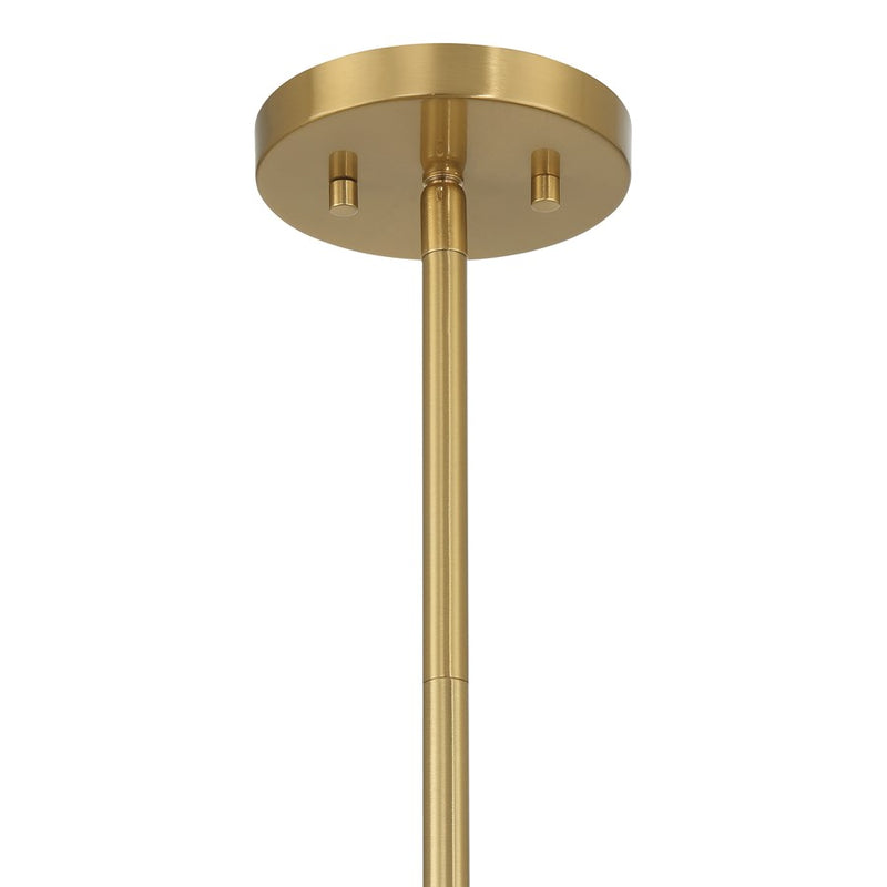 Savoy House Espacio 6 Lt Chandelier, Warm Brass