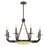Savoy House Salford 9 Lt Chandelier, Mediterranean Bronze