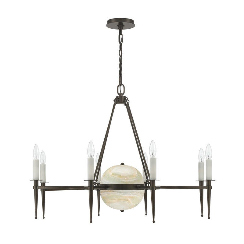 Savoy House Sanger 10 Lt Chandelier, Mediterranean Bronze