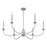 Savoy House Essentials Coventry 6 Lt Chandelier, Satin Nickel