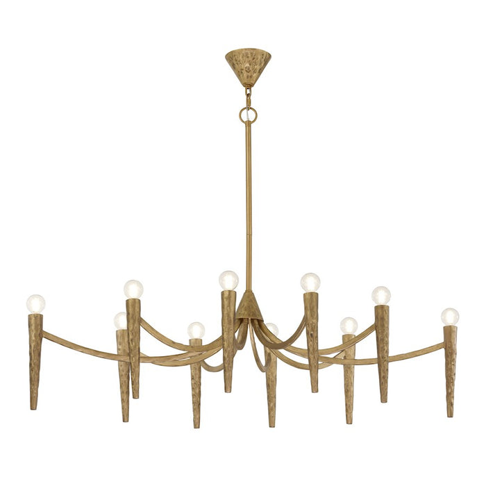 Savoy House Belleza 10 Light Linear Chandelier, Spumante - 1-1528-10-106