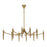 Savoy House Belleza 10 Light Linear Chandelier, Spumante