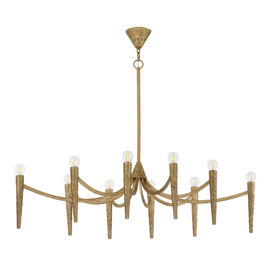Savoy House Belleza 10 Light Linear Chandelier, Spumante
