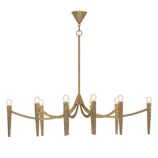 Savoy House Belleza 10 Light Linear Chandelier, Spumante