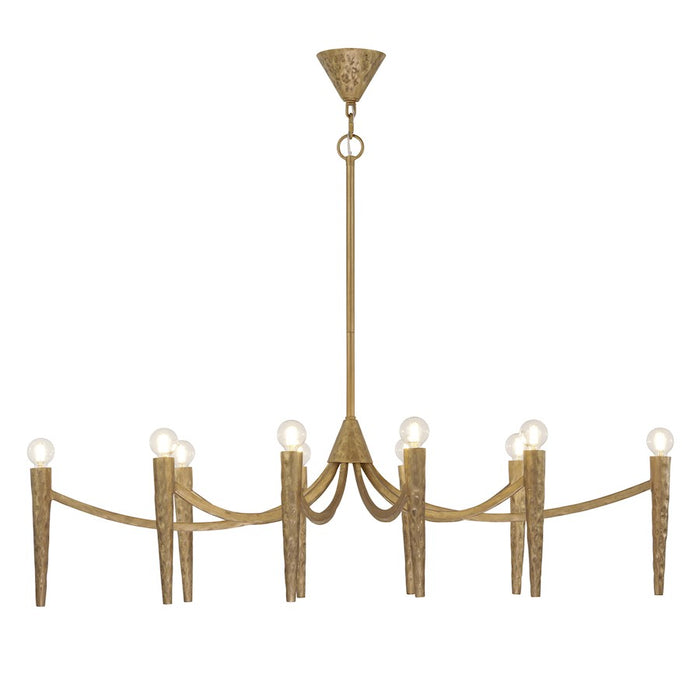 Savoy House Belleza 10 Light Linear Chandelier, Spumante