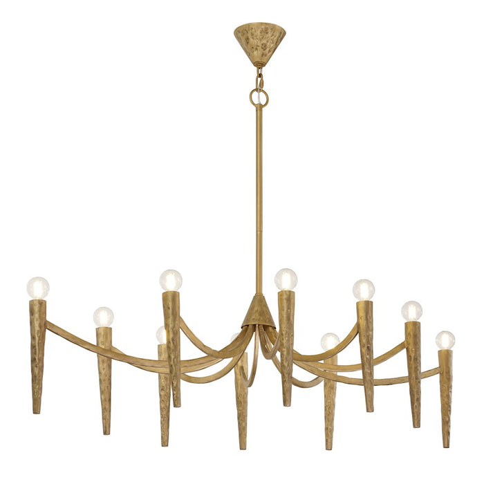 Savoy House Belleza 10 Light Linear Chandelier, Spumante