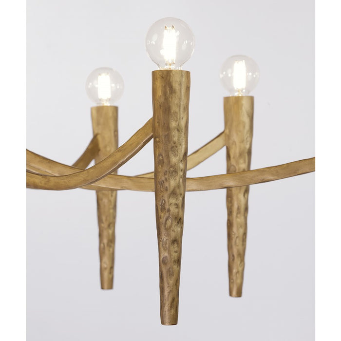 Savoy House Belleza 10 Light Linear Chandelier, Spumante