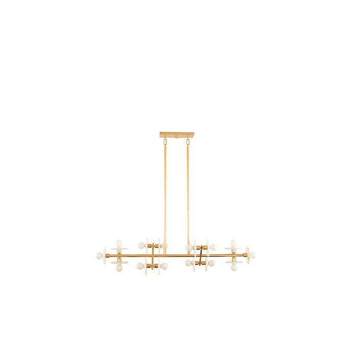 Savoy House Amani 14-Light Linear Chandelier, Gold