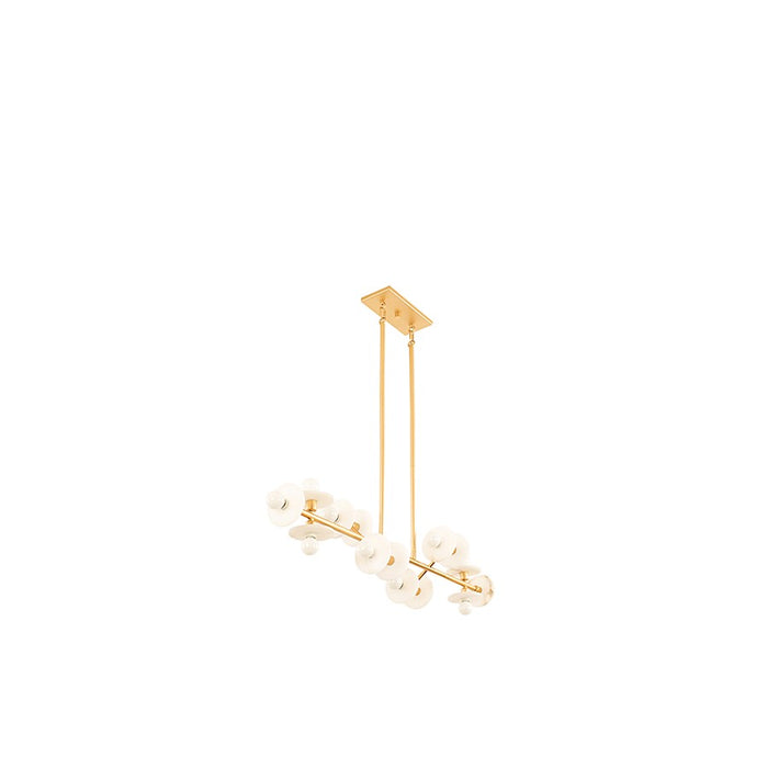 Savoy House Amani 14-Light Linear Chandelier, Gold