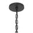 Savoy House Allston 8 Lt Chandelier, White Strie, Matte Black