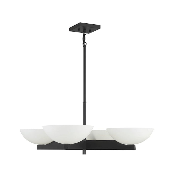 Savoy House Fallon 4-Light Chandelier, Matte Black