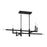 Savoy House Cristofer 8-Light Linear Chandelier, Matte Black