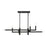 Savoy House Cristofer 8-Light Linear Chandelier, Matte Black