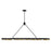 Savoy House Ashor 8Lt LED Linear Chandelier, Black/Brass