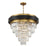 Savoy House Marquise 9Lt Chandelier, Black/Brass