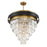 Savoy House Marquise 9Lt Chandelier, Black/Brass