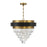 Savoy House Marquise 4Lt Chandelier, Black/Brass