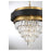 Savoy House Marquise 4Lt Chandelier, Black/Brass