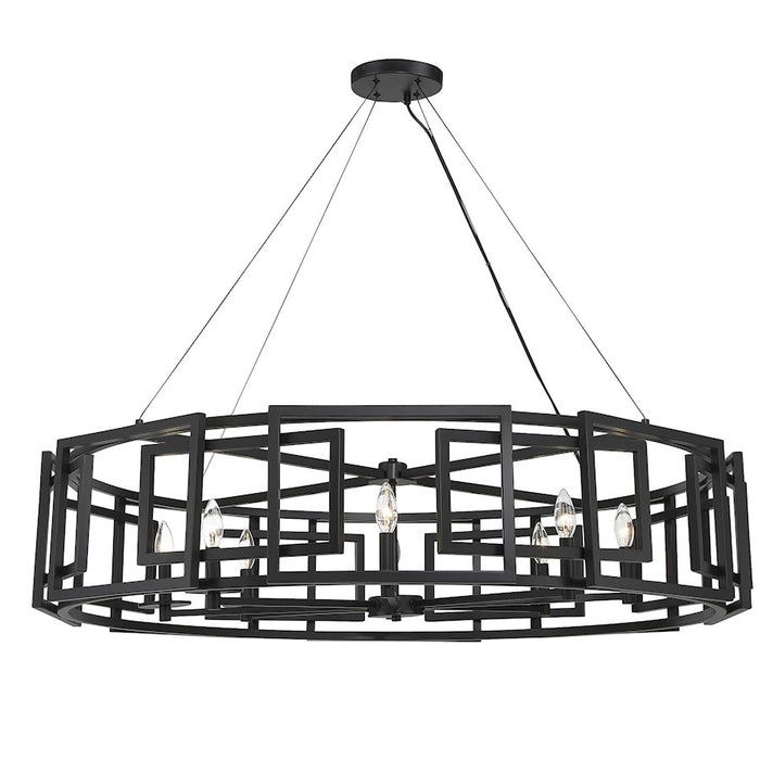 Savoy House Radcliffe 8-Light Chandelier, Matte Black