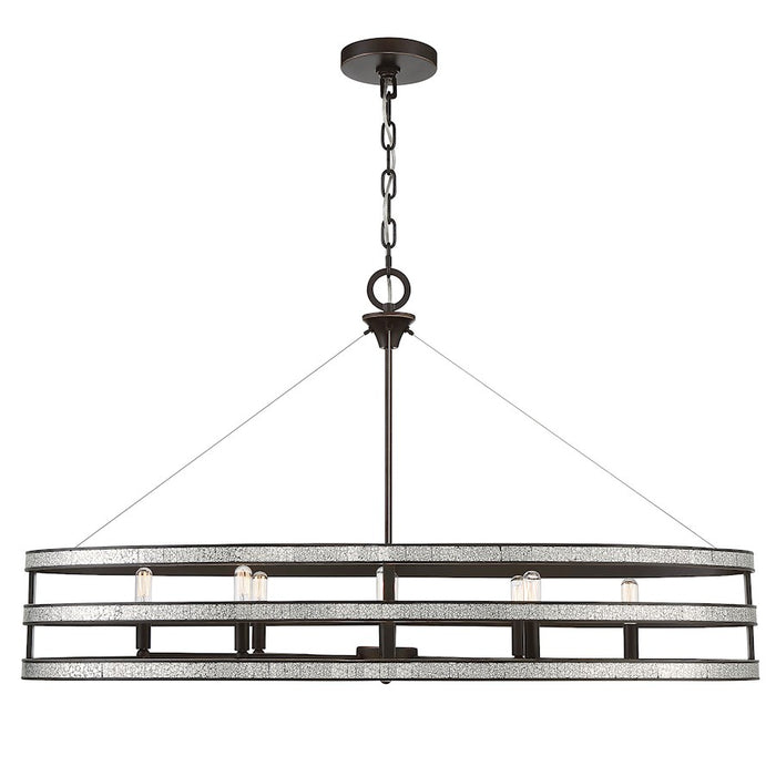 Savoy House Madera 8-Light Linear Chandelier, English Bronze