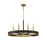 Savoy House Chaucer 8-Light Chandelier, Warm Brass