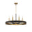 Savoy House Chaucer 8-Light Chandelier, Warm Brass