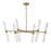 Savoy House Arlon LED Chandelier, Warm Brass/Bubble