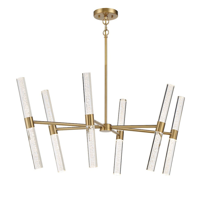 Savoy House Arlon 12-Light LED Chandelier, Warm Brass