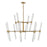 Savoy House Arlon 24-Light LED Chandelier, Warm Brass