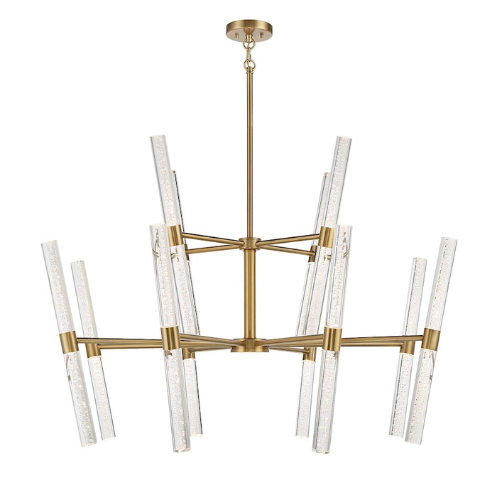 Savoy House Arlon 24-Light LED Chandelier, Warm Brass