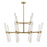 Savoy House Arlon LED Chandelier, Warm Brass/Bubble