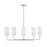 Savoy House Powell 6-Light Linear Chandelier, Polished Nickel