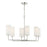 Savoy House Powell 6-Light Linear Chandelier, Polished Nickel