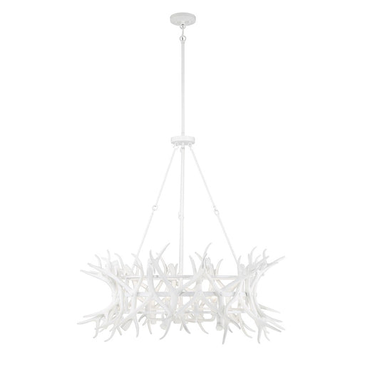 Savoy House Daniels 8-Light Chandelier, Matte White - 1-1760-8-80