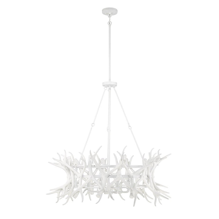 Savoy House Daniels 8-Light Chandelier, Matte White