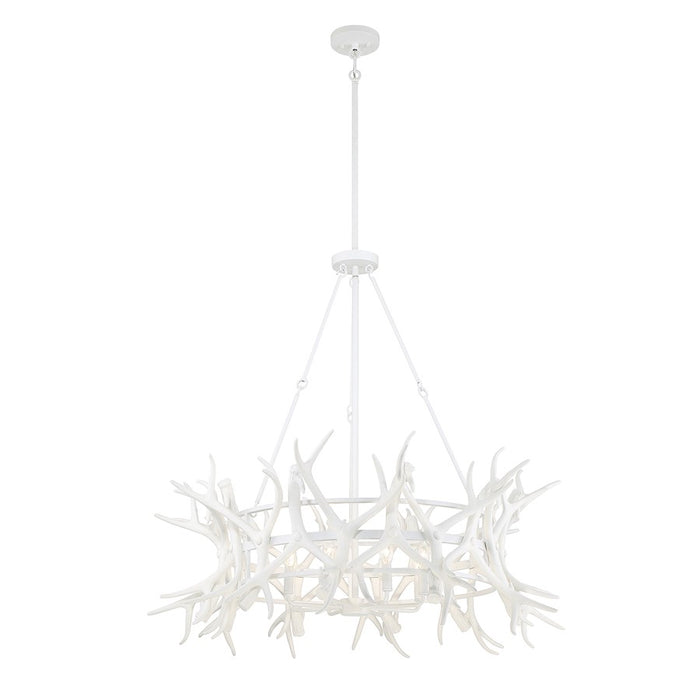 Savoy House Daniels 8-Light Chandelier, Matte White