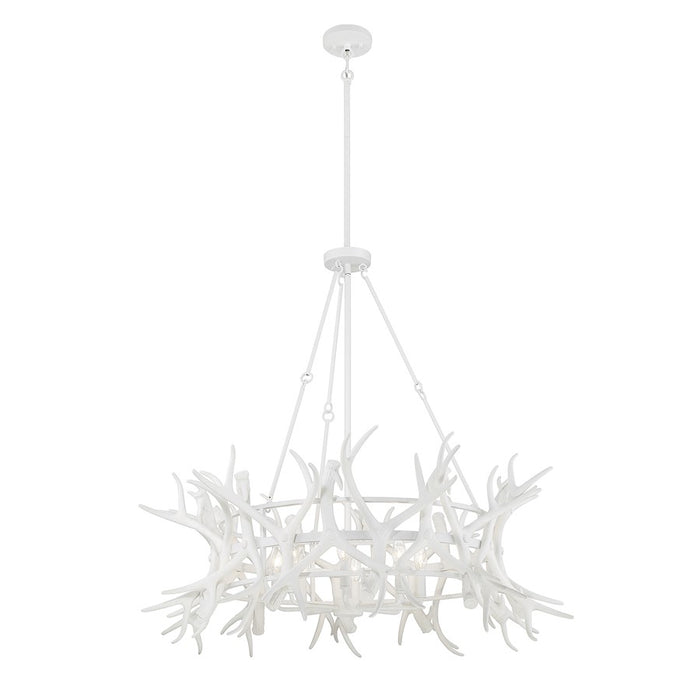 Savoy House Daniels 8-Light Chandelier, Matte White