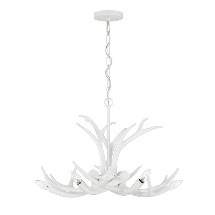 Savoy House Daniels 6-Light Chandelier, Matte White