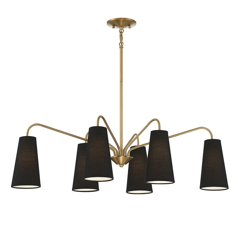 Savoy House Edgewood 6 Light Linear Chandelier