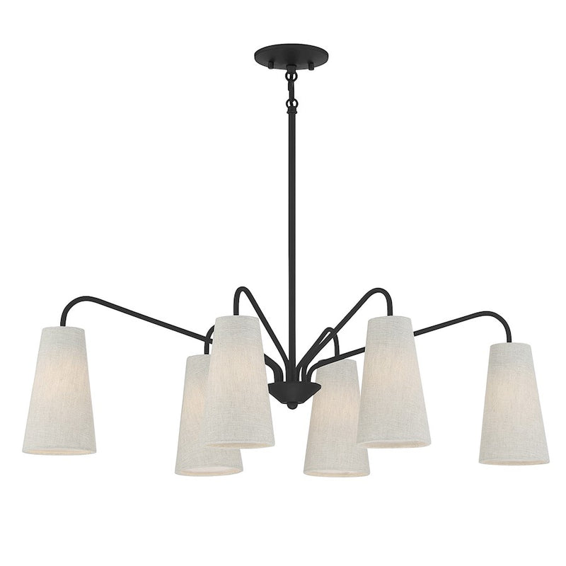 Savoy House Edgewood 6 Light Linear Chandelier