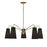 Savoy House Edgewood 5-Light Chandelier, Warm Brass - 1-1786-5-322