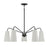 Savoy House Edgewood 5-Light Chandelier, Matte Black