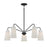 Savoy House Edgewood 5-Light Chandelier, Matte Black