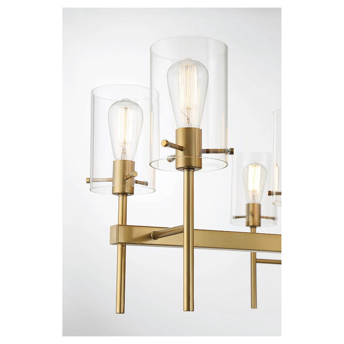 Savoy House Vista 16-Light Chandelier, Burnished Brass