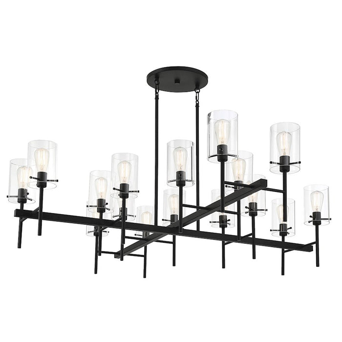 Savoy House Vista 16-Light Chandelier, Matte Black