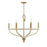 Savoy House Charter 6-Light Chandelier, Warm Brass/Rope - 1-1823-6-320