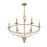 Savoy House Charter 6-Light Chandelier, Warm Brass/Rope